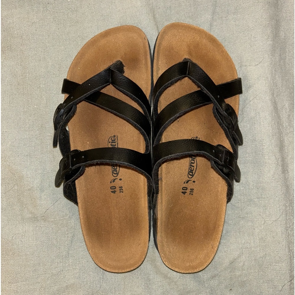 Black sandals